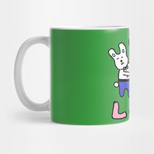 love bunny, rabbits, hand drawing Mug